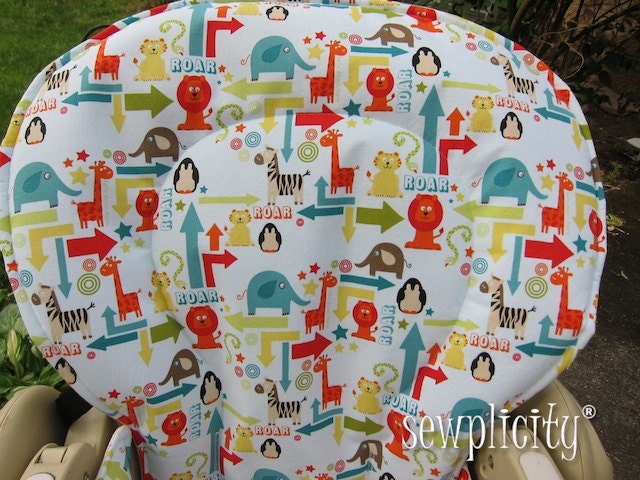 EVENFLO EXPRESSIONS High Chair Cover - Alphabet Soup