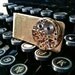 Steampunk money clip- Brass
