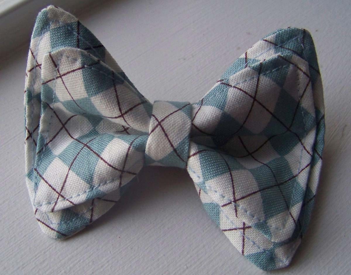 Argyle in Splash Bow Tie- Newborn to 5T