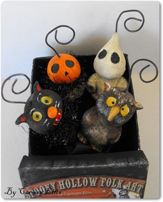 Halloween Ornament gift set made to order