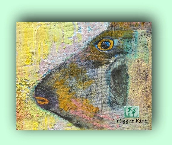 Fish Art Print Archival Nature Wall Art Home Decor Fisherman Gyotaku