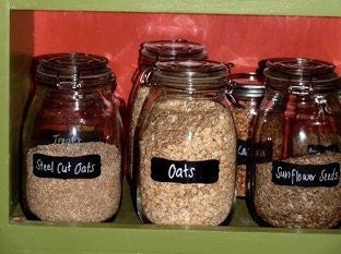 Fancy Vinyl Chalkboard Labels - 12 - small wide