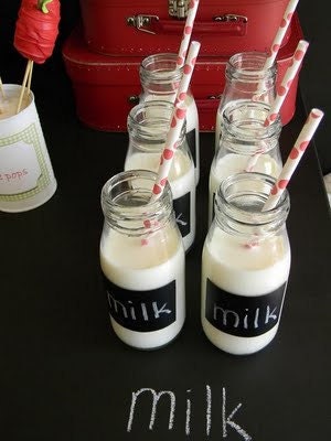 Small Rectangle Chalkboard Labels - 12 -2.5 inch Great for Party Favors