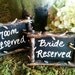 Mini Tree Branch Chalkboard Frames- Rustic Wedding Style - Set of 5 - Chalkboard Labels,Place Settings, Wedding Chalkboards