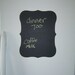 Large Chalkboard Plaque Vinyl Wall Decal