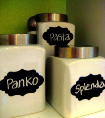 Chalkboard Labels Teenie Vintage Frame Style Vinyl - BUY 2 GET 1 FREE - 12 - 2 inch