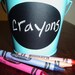 Chalk Labels (tm)Oval Vinyl Chalkboard Labels Self Adhesive Stickers - SET OF 12 LABELS -  Make your own mini chalkboards