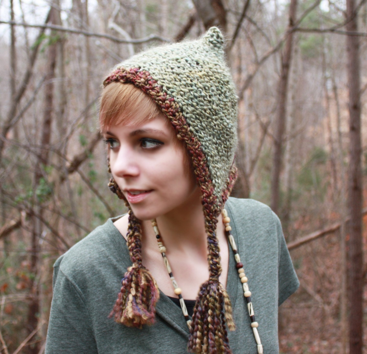 Sage Pixie Hat