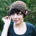 Monkey Hat - Monkey Beanie - Animal Hat - Costume - With Ears - Brown