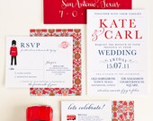 Wedding Invitation - London Calling UK Collection
