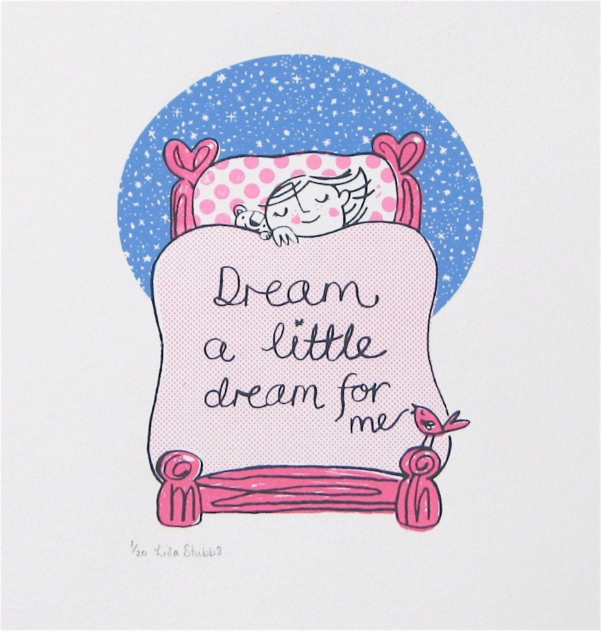 Dreamer (Pink) - Original Screen Print