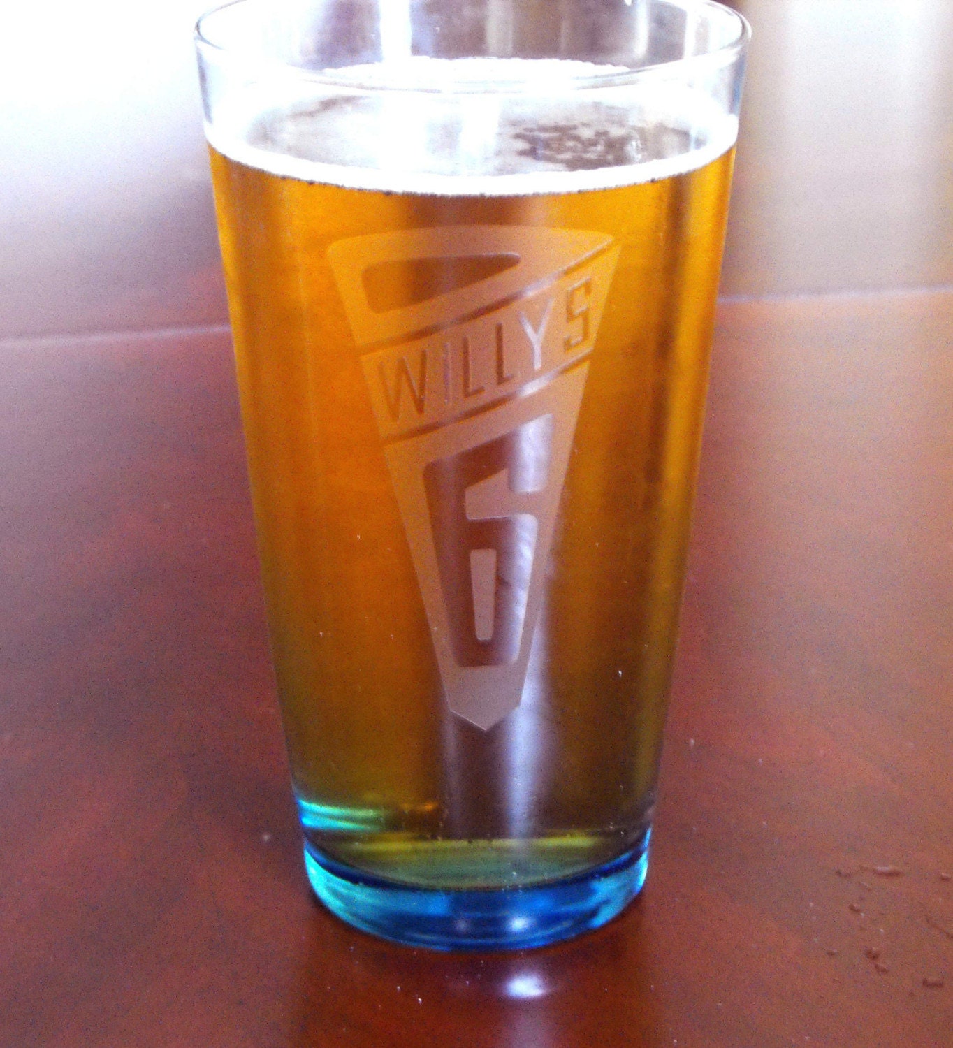 Pint Glass - Antique Car Emblems