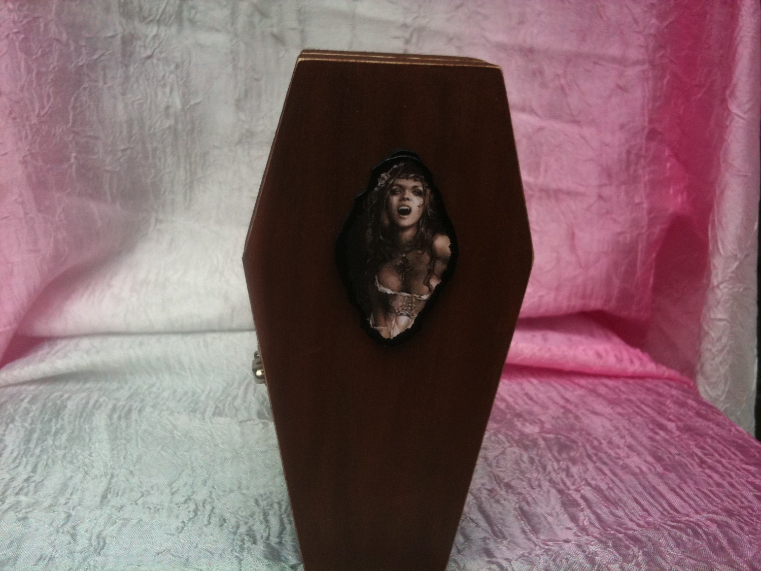 Goth Victorian Vampire Coffin - Trinket/Stash/Gift Box - Vampire on the Inside