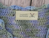 Personalized crochet Labels-Golf