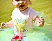 Polka Dot Minnie Mouse Tutu Set ----Infant- 4/5--- Great for Birthdays, or Photography