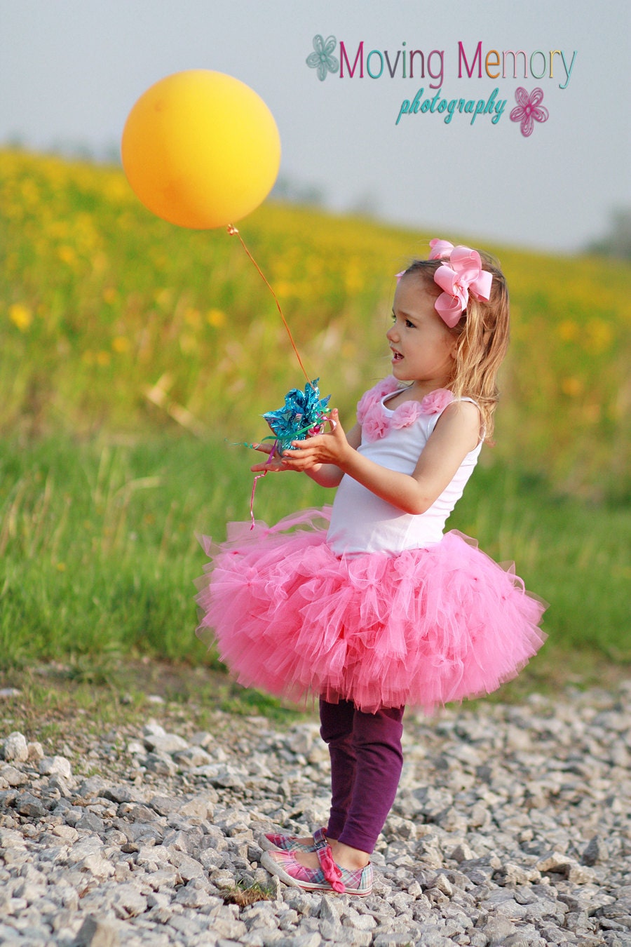 Hot Pink Pettiskirt style tutu - infant on up- Great for pictures