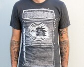 Full Stack Amplifier Rock N Roll Tee Guitar Amp Shirt short sleeved American Apparel Slate Gray Music T Shirt