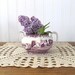Vintage Sugar Bowl, Enoch Woods Castles, Mulberry Transferware, Manorbier Pattern, Cottage Chic Decor