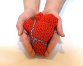 Heart, Anatomical Crochet Plush, Mother's Day Sale, Ready To Ship