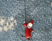 Red Balloon Poppet - Float On - Poppet hangs happily on your wall.