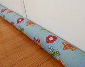 Door Draft Snake, Draft Stoppers, Draft Guard, Blue, Floral, 83