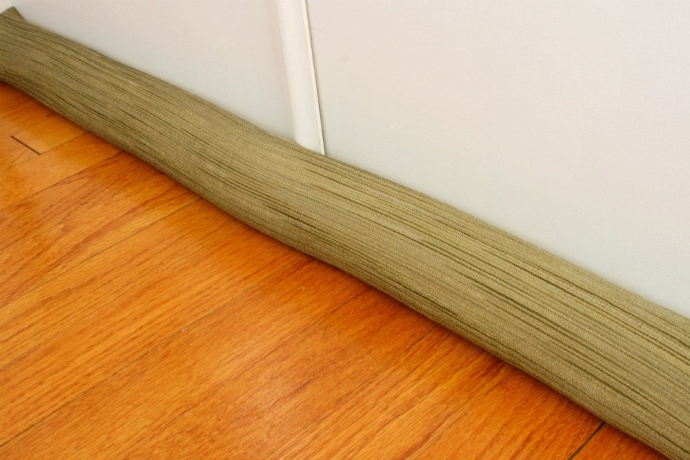 Door Draft Stopper, Draft stopper, Sage Green, Textured, 189