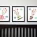 Kids Wall Art - I can fly, Set of Three 11x14, Children Decor, Elephant, Owl, Turtle, Balloons, Nursery Art, Baby Girl Decor, Nursery Print