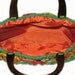 Floral Handbag Tote Carry bag Freeform Crochet OOAK