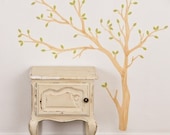 Wall Decals Tree (Reusable and removable fabric stickers, not vinyl) -  Build a Tree (light)