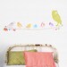 Twitter Birds - Adhesive Fabric Wall Stickers \/ Decals