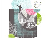The Island Screenprint