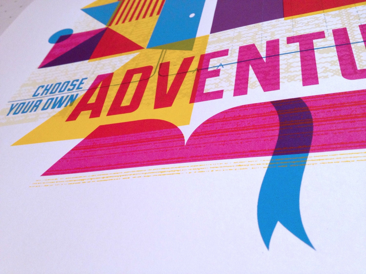Adventure: limited edition screen printed art inspired by old children's books