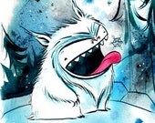 yeti christmas card
