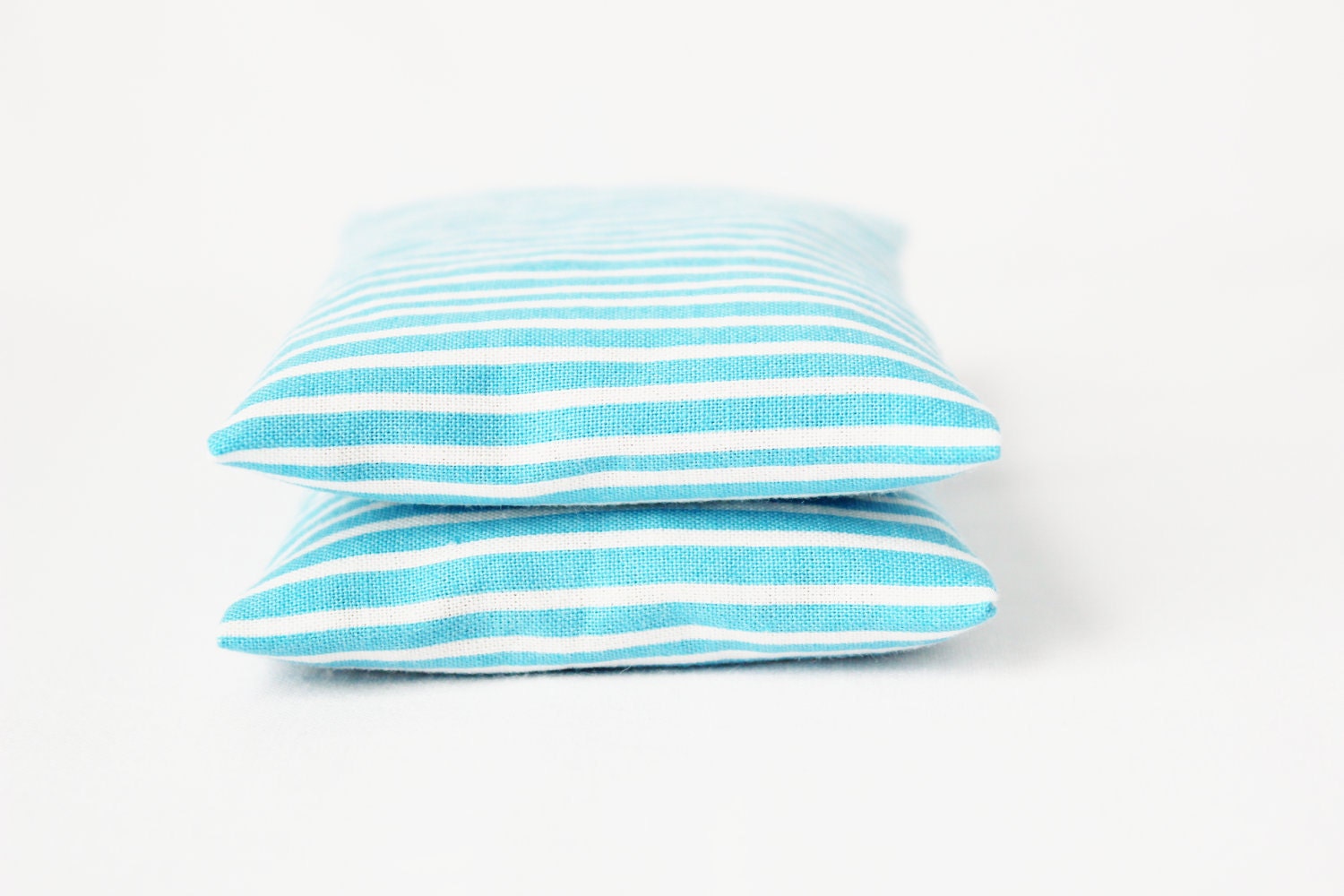Azure Blue Striped Botanical Sachets Fresh Modern Home Decor Drawer Sachets