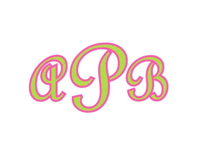 Polkadot Monogram Adhesive Vinyl