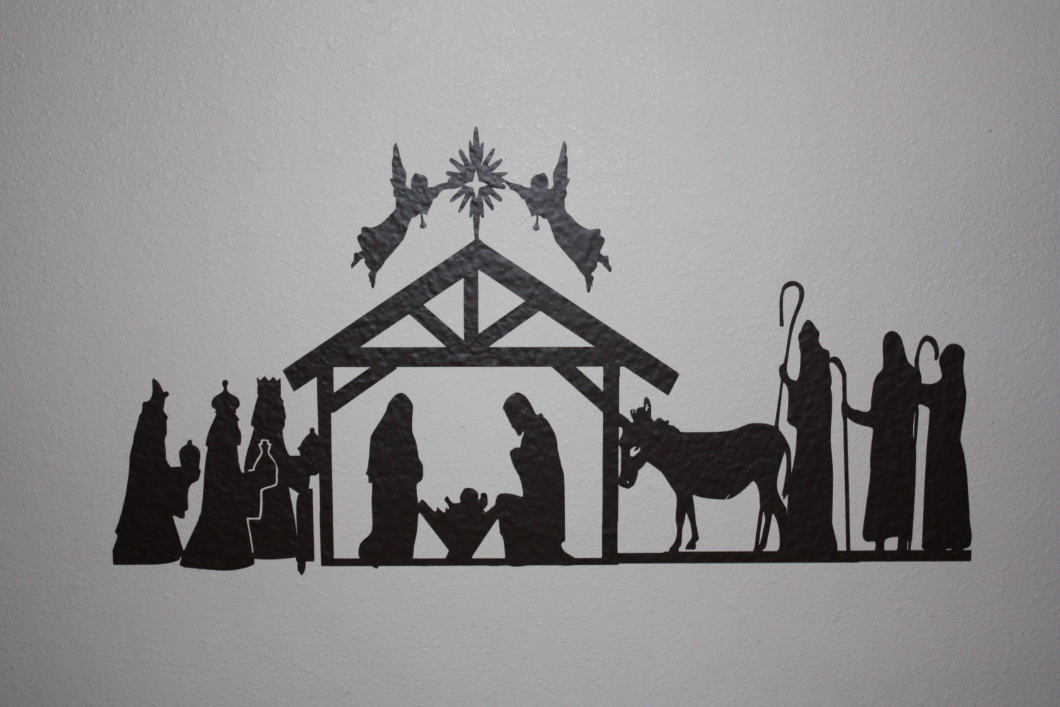 Vinyl nativity scene by tawnyamdesigns on Etsy