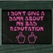 PATTERN  Joan Jett Bad Reputation Cross Stitch Pattern
