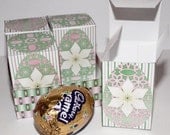 Blank Creme egg box template for rubber stampers, computer crafters and other paper artists