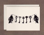 Weighing Choices - Small Greeting Card