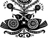 Torn Heart - Cut Paper Art Print