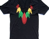 Indian Summer Black Deep V neck S, M, L & XL