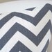 Decorative Pillow Cover 18x18 Inch Gray Chevron Zig Zag Cushion Throw Accent Pillow Grey