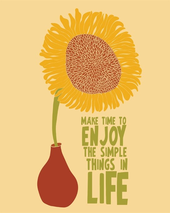 Typographic Print, Motivational Quote, Sunflower Poster, Sunflower Illustration, Typography Poster, Sunflower Poster, Motivational Quote