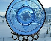 Royal Lace - Antique Depression Era Saucer Upcycled into a Windchime