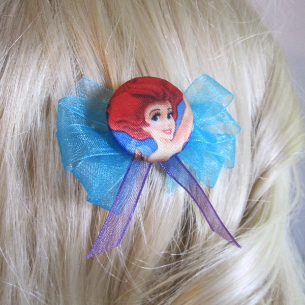 The Little Mermaid Satin Ariel Hair Bow