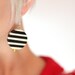 Chunky Jail Stripe Earrings
