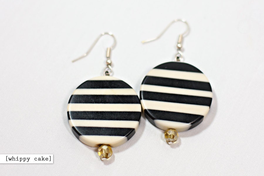 Chunky Jail Stripe Earrings