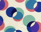 POP Dots and Circle in Blue Combo -Japanese - Half Yard - EK-QS34301B