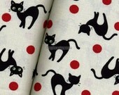 Funny Cat Walk in White - Cotton - - EK-QS38129A