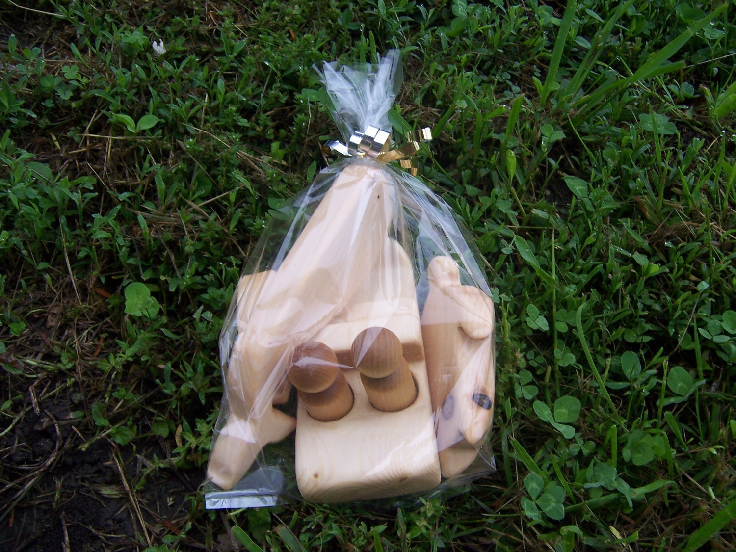 Natural Bathtub Toys Gift Set